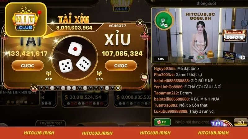 Bí kíp đánh Tài xỉu livestream hốt bạc tại HitClub