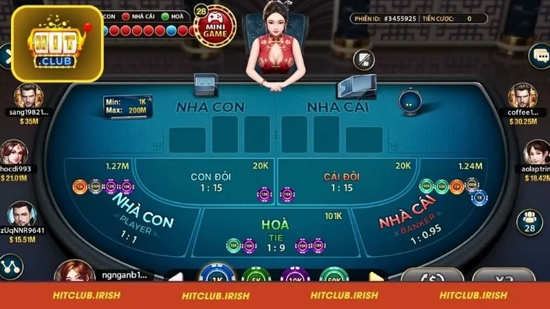 Bỏ túi mẹo đánh Baccarat Hitclub giúp thắng đậm