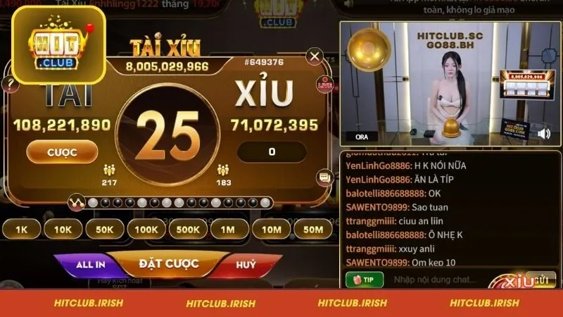 Lý do nên trải nghiệm Tài Xỉu Livestream HitClub