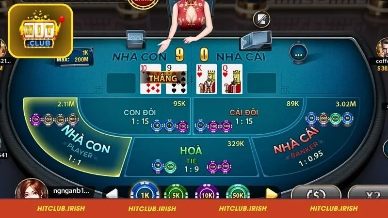 Quy trình tham gia Baccarat chi tiết tại Hitclub